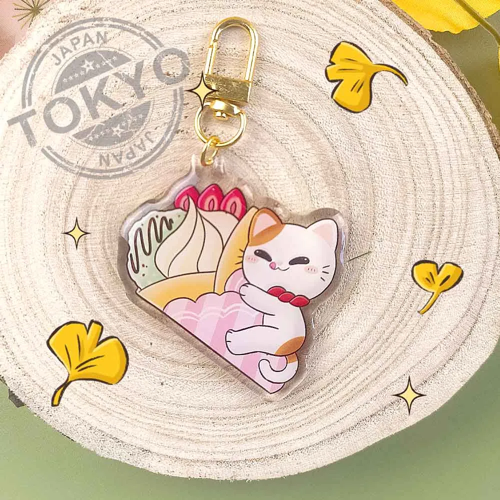 Porte-clés Neko San - Crêpes