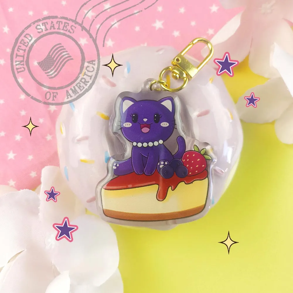 Porte-clés Kitty - Cheesecake - Tiny Neko