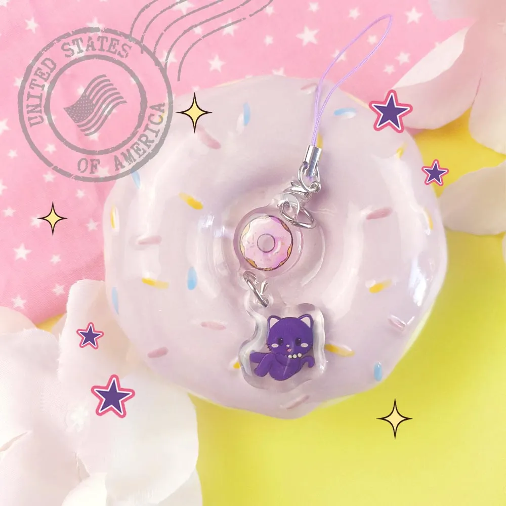 Strap Kitty - Donut - Tiny Neko
