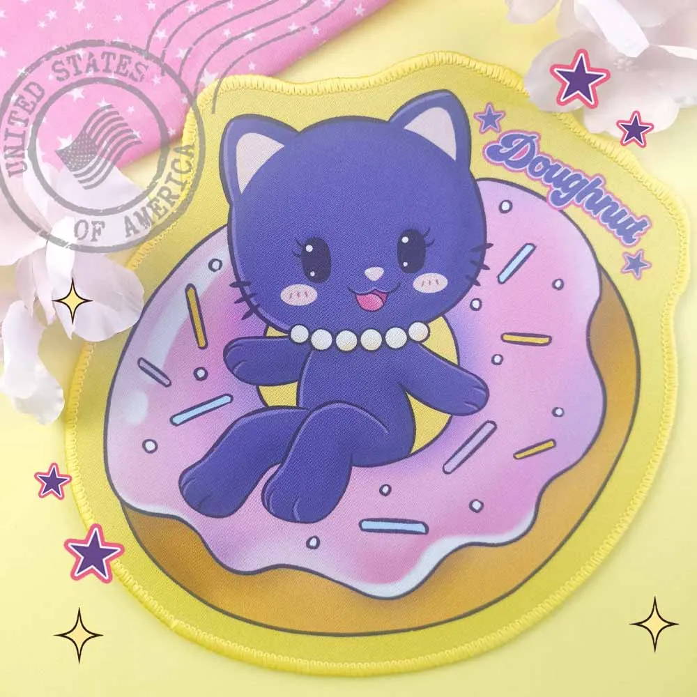 Tapis de souris Chat - Donut - Tiny Neko