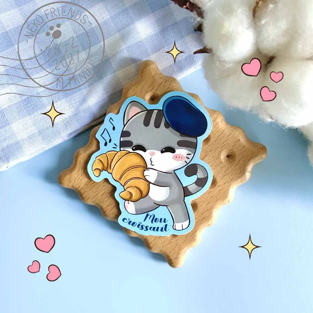 Stickers - Croissant - Tiny Neko