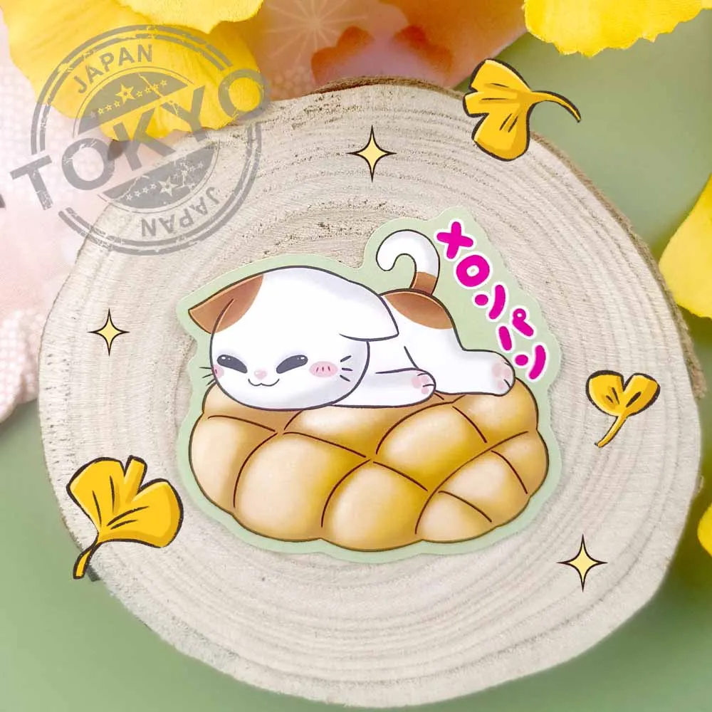Stickers - Melon Pan - Tiny Neko