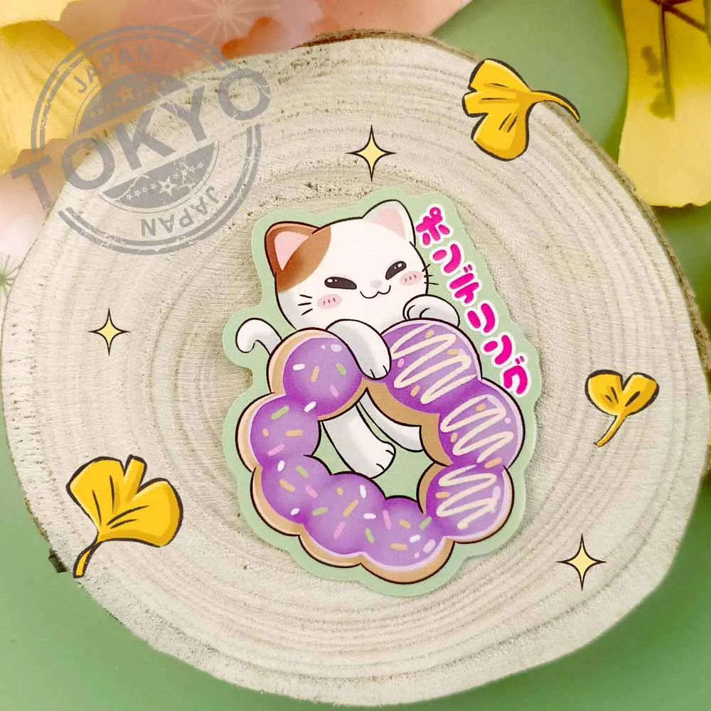 Stickers - Mochi Donut - Tiny Neko