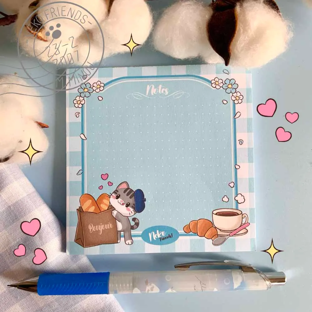 Bloc Notes Chats - Tiny Neko